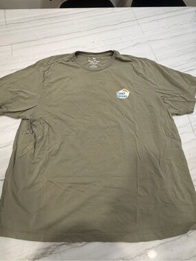 Tommy Bahama Olive Green Short Sleeve Logo Tee